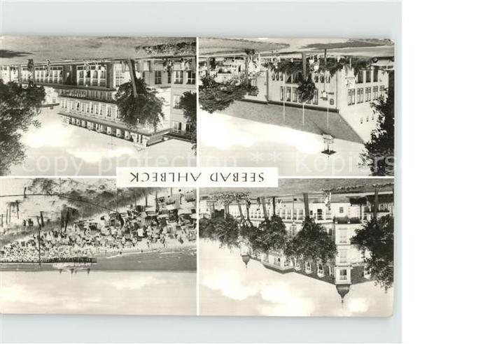 Ahlbeck Ostseebad FDGB Heime Strand Seebruecke Ostseehotel Duenenstrasse