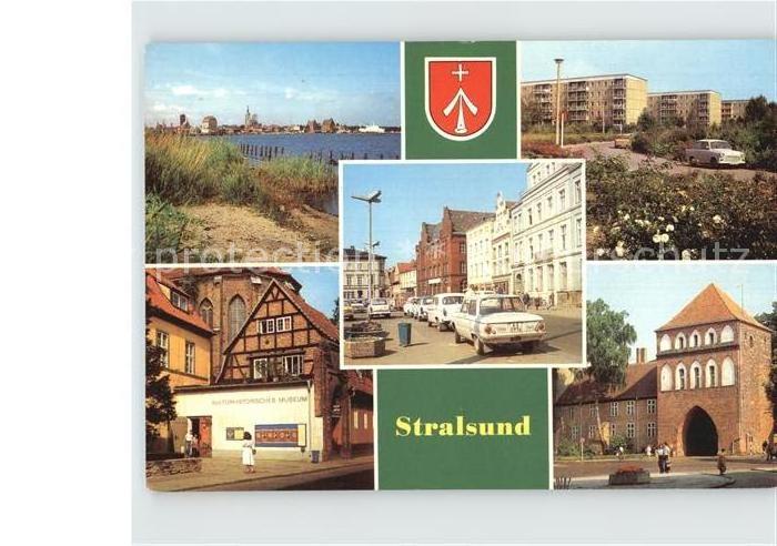 Stralsund Mecklenburg Vorpommern Hafen Leninplatz Friedrich Wolf Strasse Museum