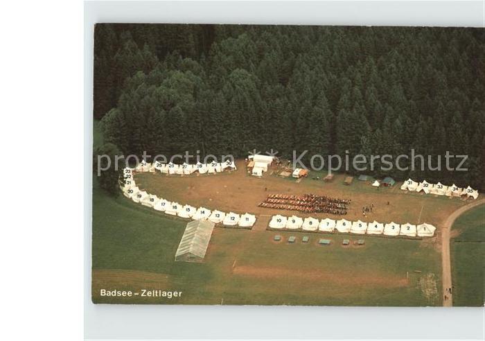 Beuren Isny CVJM Zeltlager Badsee Fliegeraufnahme