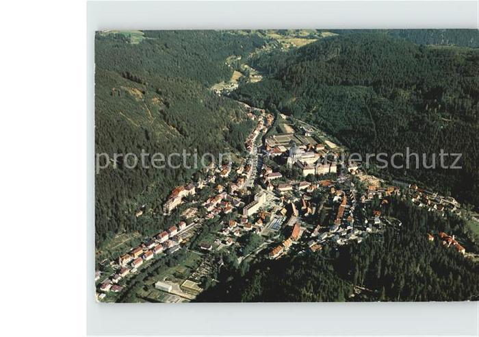 St Blasien Schwarzwald Fliegeraufnahme