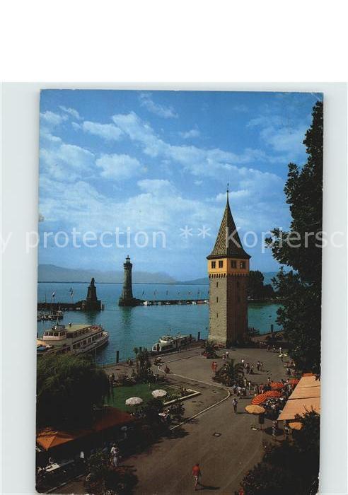 Lindau Bodensee Ferieninsel Alter Leuchtturm Hafen