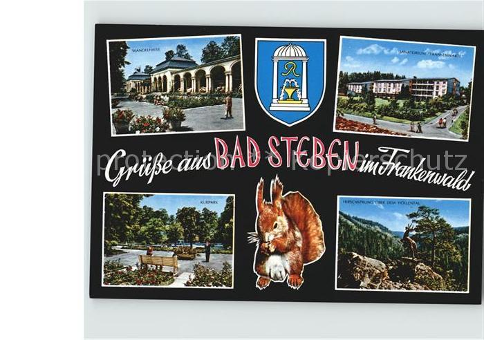 Bad Steben Wandelhalle Sanatorium Frankenwarte Hirschsprung Hoellental Kurpark E