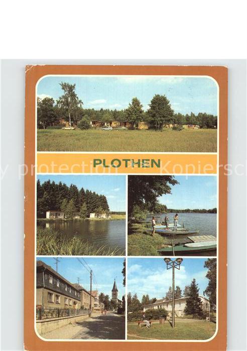 Plothen Fuerstenteich Ferienhaeuser Hausteich Ortsmotiv Jugendherberge Philipp M