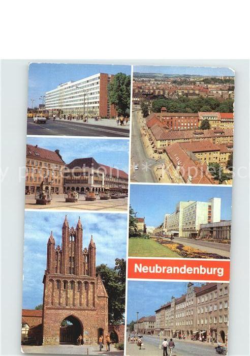 Neubrandenburg Rat des Bezirkes Centrum Warenhaus Friedlaender Tor Haus der Kult