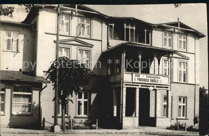 Goehren Ruegen FDGB Erholungsheim Friedrich Engels