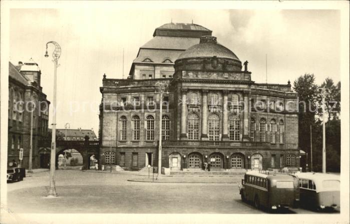 Karl-Marx-Stadt Oper nach 1945 wiederaufgebaut