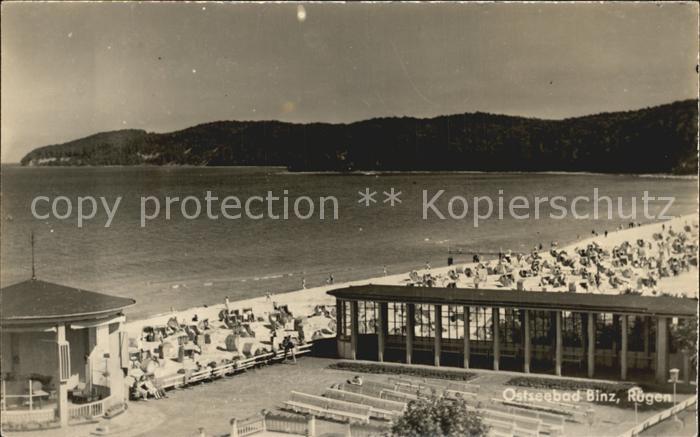 Binz Ostseebad Ruegen Strand Promenade