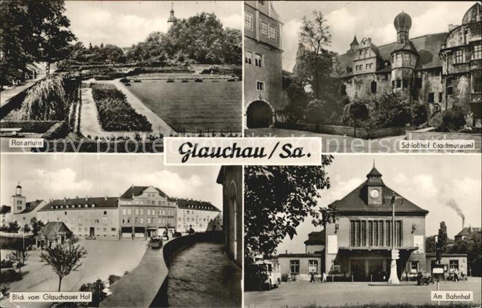 Glauchau Rosarium Schlosshotel Glauchauer Hof Bahnhof