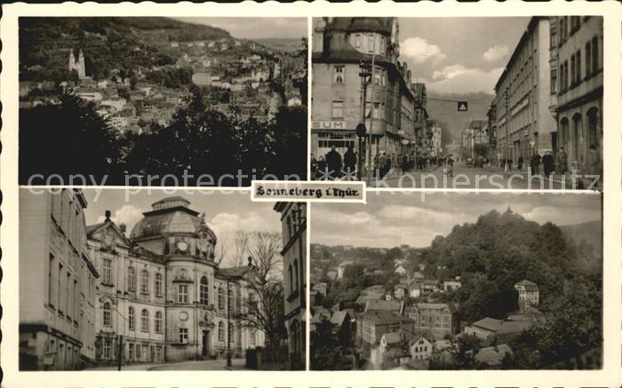 Sonneberg Thueringen Total und Teilansichten