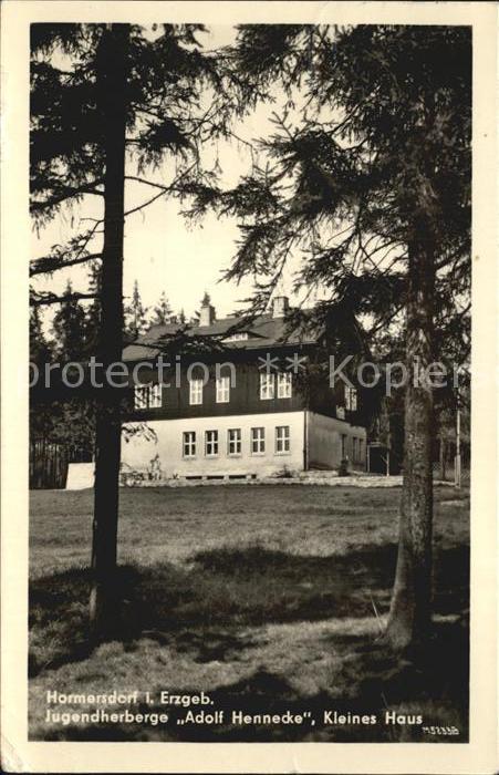 Hormersdorf Erzgebirge Jugendherberge Adolf Hennecke Kleines Haus
