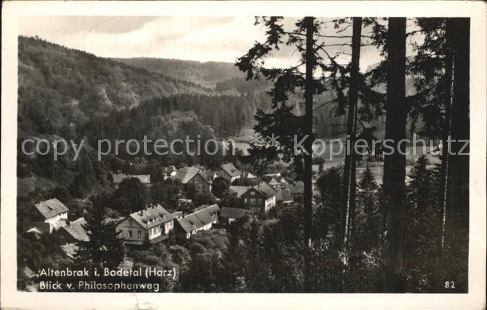 Altenbrak Harz Blick vom Philosophenweg