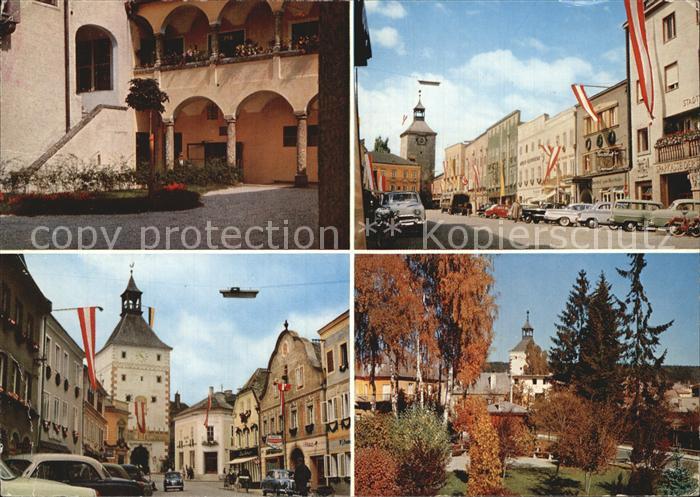 Voecklabruck Oberoesterreich Hoefe Alte Fassaden Stadttor