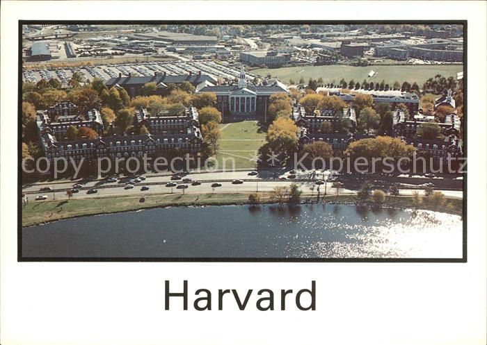 Cambridge Massachusetts Havard University Business School Air view