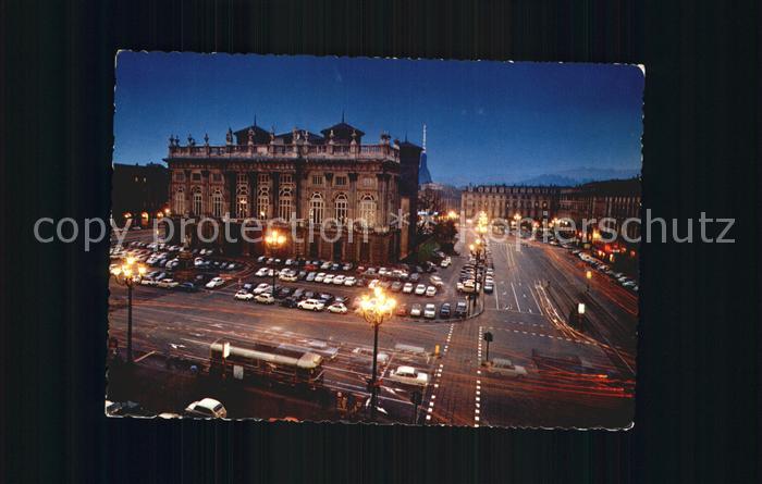 Torino di notte Palazzo Madama