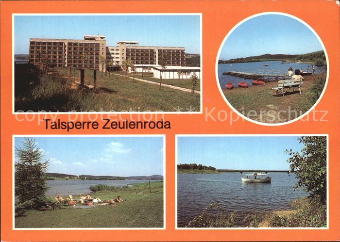 Zeulenroda-Triebes FDGB Erholungsheim Talsperre Zeulenroda Bootsverleih Strandba