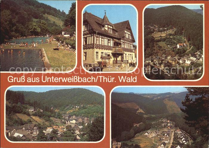 Unterweissbach Schwimmbad FDGB Erholungsheim Goldene Lichte Schifergruben Quitte