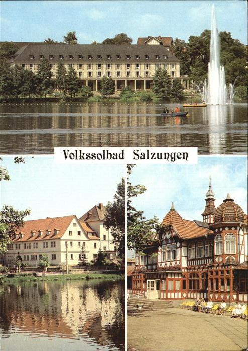 Salzungen Bad Kurhaus Gradierwerk Hufeland Sanatorium