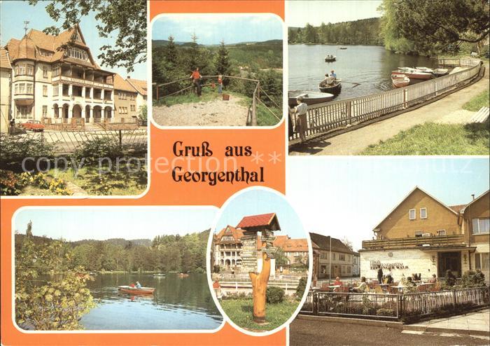 Georgenthal Klingenthal Hotel Deutscher Hof Schwabhaeuser Kopf Hammerteich FDGB