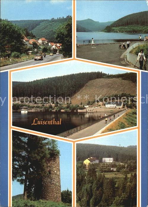 Luisenthal OT Schwarzwald Ohratalsperre Ruine der Kaefernburg FDGB Erholungsheim
