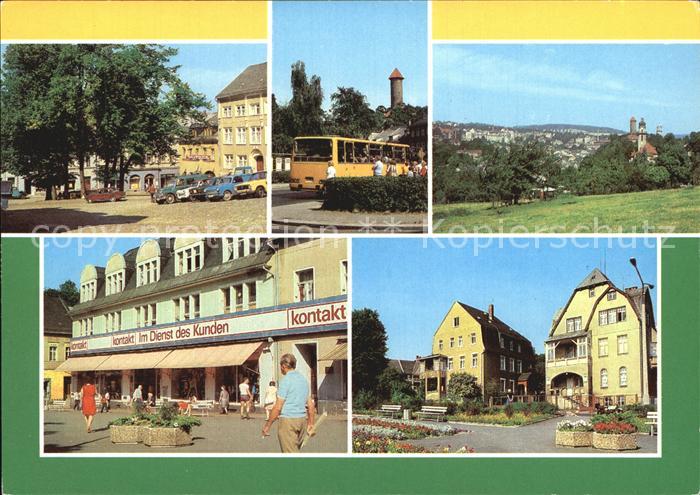 Auerbach Vogtland Altmarkt Schlossblick Teilansicht Friedensplatz Philipp Muelle