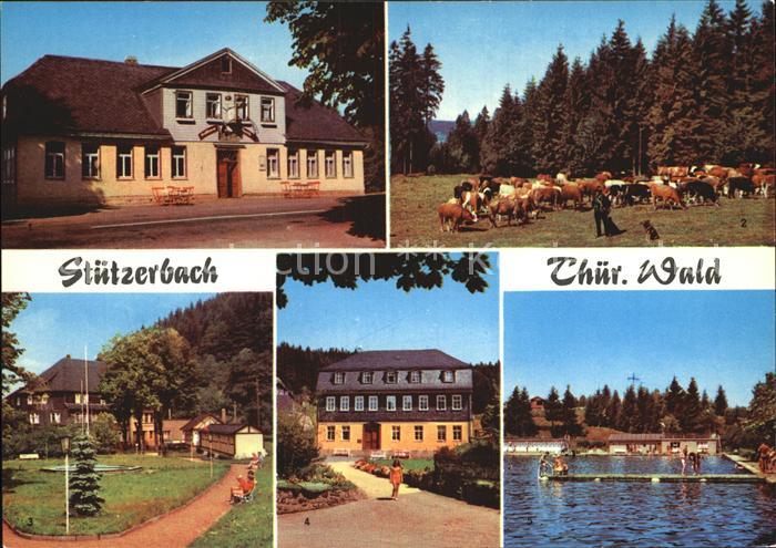 Stuetzerbach Gasthaus Auerhahn Kuhherde Kurpark Goethehaus Schwimmbad