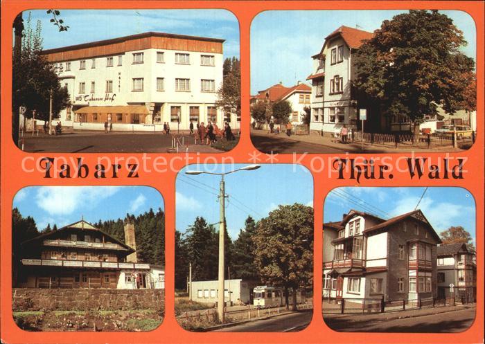 Tabarz Hotel Tabarzer Hof Cafe Waldbahn Ferienheim Schweizerhaus Haltestelle Thu