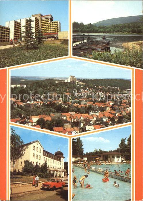 Friedrichroda FDGB Erholungsheime Aug Bebel und Hermann Danz Neuer Gondelteich A