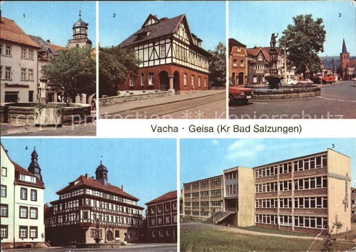 Vacha Markt Rathaus Geisa Markt Kinderkrippe Rudi Arndstadt Schule