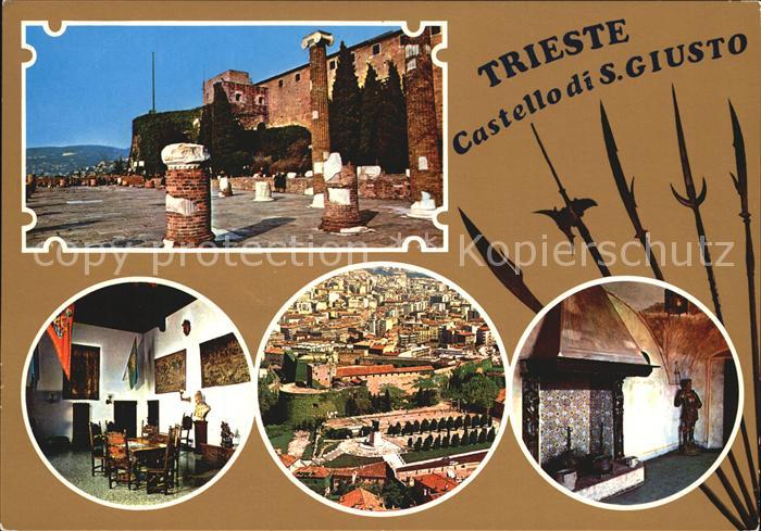Trieste Castello di San Giusto Cattetrale Monumento ai Caduti Parco della Rememb