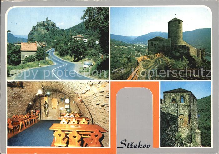 Strekov Usti nad Labem Goticky hrad zalozeny zac prestavovan koncem rozsiren kol