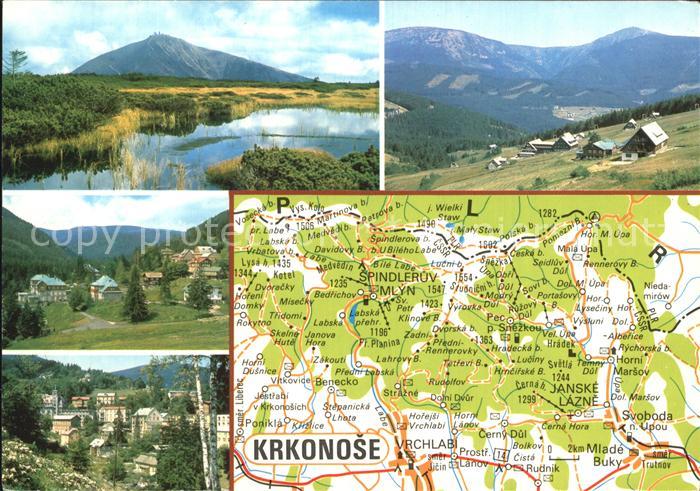 Krkonose Snezka Pec pod Snezkou Spindleruv Mlyn Janske Lazne