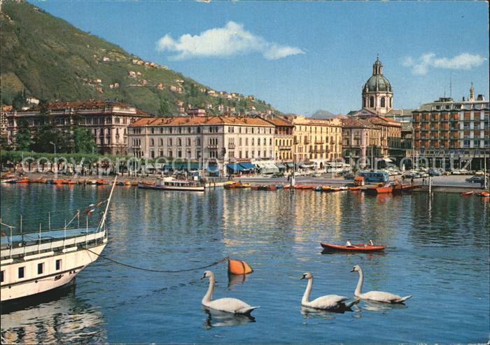 Como Lago di Como Piazza Cavour vista dal lago