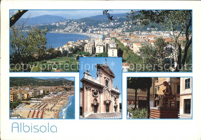 Albisola Capo Riviera Ligure Strand Dorfmotive