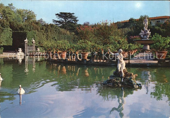 Firenze Florenz Giardino di Boboli Vasca dei cigni