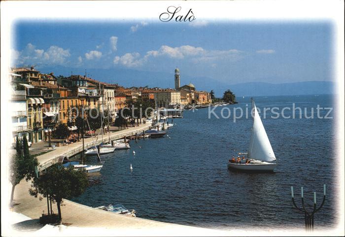 Salo Lago di Garda Bootsanlegestelle Stadtansicht
