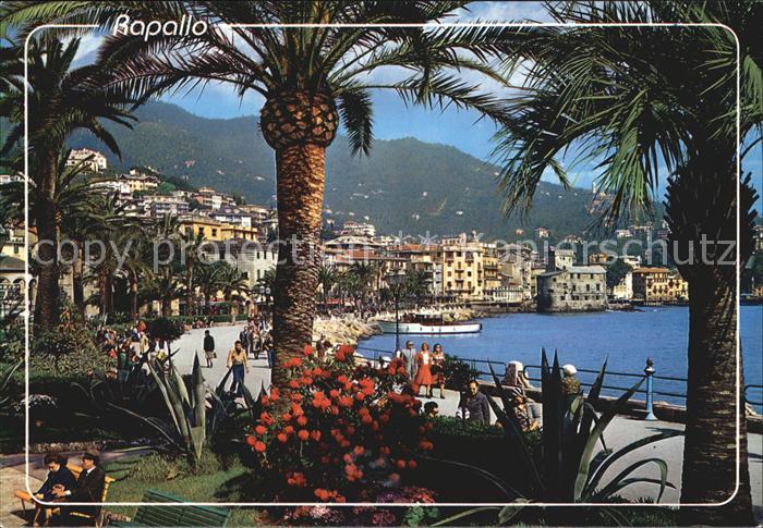Rapallo Seepromenade Stadtansicht