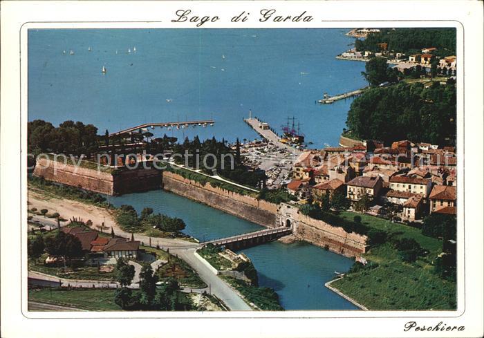 Peschiera del Garda Lago di Garda Luftbildaufnahme