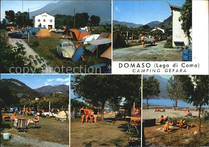 Domaso Lago di Como Camping Gefara