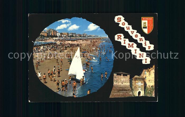 Rimini Rocca Malatestiana Strand