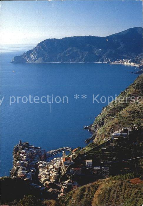 Vernazza Luftbild Panorama