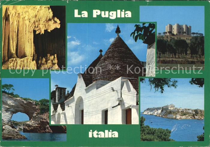 Puglia Kirche Tropfsteinhoehle Meer
