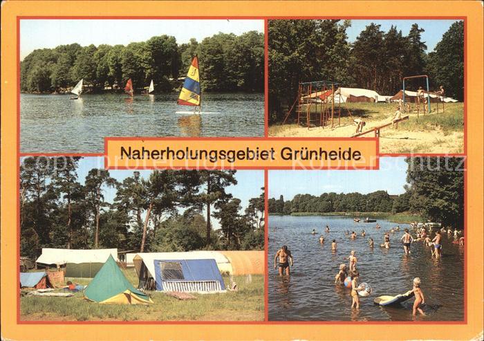 Gruenheide Mark Werlsee Campingplatz Moellensee Peetzsee
