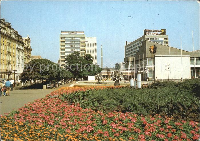 LEIPZIG Sachsen Messestadt Sachsenplatz