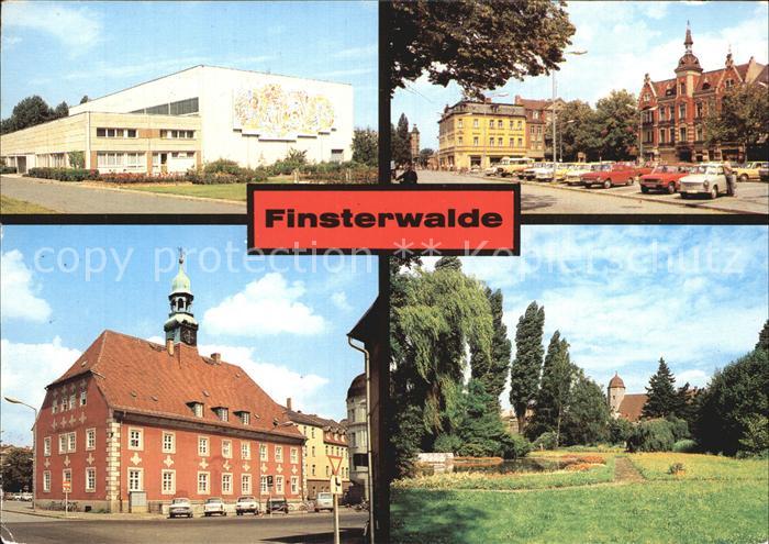 Finsterwalde Sporthalle Markt Kreiskulturhaus Schlosspark