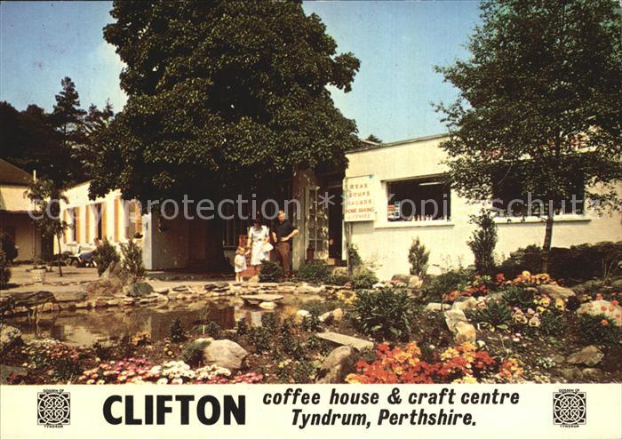 Perthshire Schottland Clifton Kaffee Haus