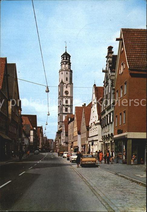Lauingen Donau Herzog Georg Strasse Schimmelturm