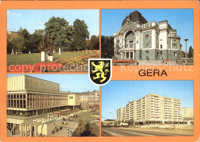 Gera Theater Platz Opfer Haus der Kultur