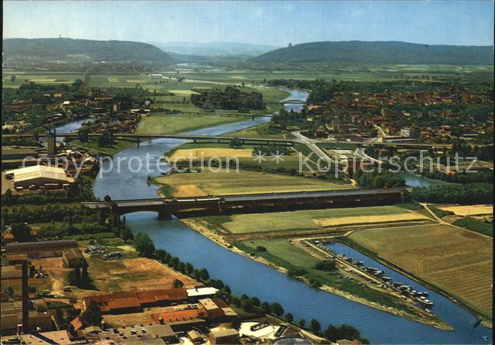 Minden Westfalen Wasserstrassenkreuz Weser Mittellandkanal Pforte