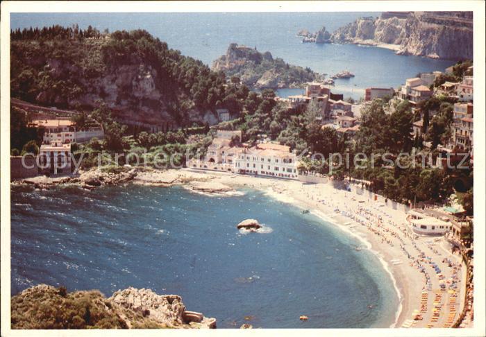 Taormina Sizilien Mazzaro Strand Bella Insel