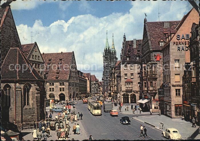 NueRNBERG CITY Innenstadt Lorenzkirche Koenigstrasse